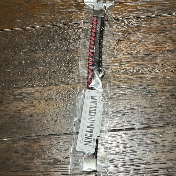 NEW Men’s PU Leather With Infinity Symbol Bracelet - Picture 5 of 9